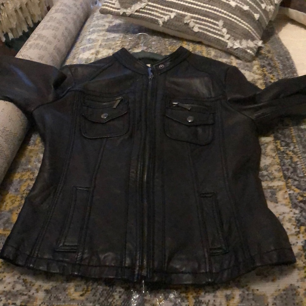 Michael michael kors leather jacket